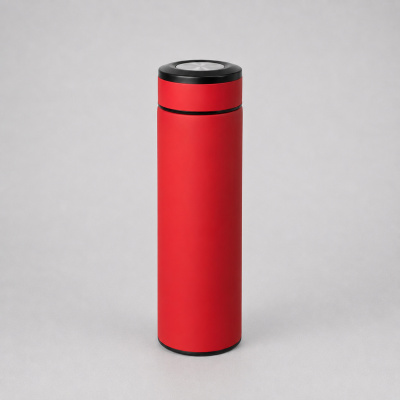 Подарочный набор с термосом и повербанком С1, красный , размер 5000 mAh
