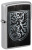 Зажигалка ZIPPO Дракон с покрытием поцарапанный хром | Dragon Design Street Chrome, латунь/сталь, серебристая, 38x13x57 мм Зажигалка ZIPPO Дракон с покрытием поцарапанный хром | Dragon Design Street Chrome, латунь/сталь, серебристая, 38x13x57 мм