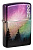 Зажигалка ZIPPO Красочное небо с покрытием Искусственно состаренный хром | Colorful Sky 540 Tumbled Chrome, латунь/сталь, разноцветная, 38x13x57 мм