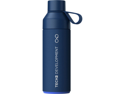 Бутылка для воды Ocean Bottle объемом 500 мл с вакуумной изоляцией, синий , размер 500 мл