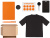 Welcome pack Simple kit, оранжевый , размер M-L Welcome pack Simple kit, оранжевый , размер M-L