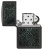Зажигалка ZIPPO Pattern с покрытием High Polish Black, латунь/сталь, черная, глянцевая, 38x13x57 мм