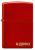 Зажигалка ZIPPO Classic с покрытием Metallic Red, латунь/сталь, красная, матовая, 38x13x57 мм Зажигалка ZIPPO Classic с покрытием Metallic Red, латунь/сталь, красная, матовая, 38x13x57 мм