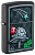 Зажигалка ZIPPO Божья коровка с черным матовым покрытием | Ladybug Design Black Matte, латунь/сталь, черная, матовая, 38x13x57 мм