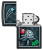 Зажигалка ZIPPO Ladybug Design с покрытием Black Matte, латунь/сталь, черная, матовая, 38x13x57 мм