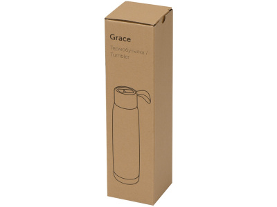 Термобутылка Grace 320мл, белый