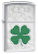 Зажигалка ZIPPO Клевер с покрытием Глянцевый хром | Clover High Polish Chrome, латунь/сталь, серебристая, 38x13x57 мм Зажигалка ZIPPO Клевер с покрытием Глянцевый хром | Clover High Polish Chrome, латунь/сталь, серебристая, 38x13x57 мм