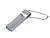 USB 2.0-флешка на 8 Гб с мини чипом, компактный дизайн, боковое отверстие для цепочки , размер 8ГБ