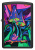 Зажигалка ZIPPO Counter Culture с покрытием Black Light, латунь/сталь, черная,матовая 38x13x57 мм Зажигалка ZIPPO Counter Culture с покрытием Black Light, латунь/сталь, черная,матовая 38x13x57 мм