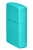 Зажигалка ZIPPO Classic с покрытием Flat Turquoise, латунь/сталь, бирюзовая, глянцевая, 38x13x57 мм Зажигалка ZIPPO Classic с покрытием Flat Turquoise, латунь/сталь, бирюзовая, глянцевая, 38x13x57 мм