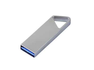 USB 2.0-флешка на 128 Гб с мини чипом, компактный дизайн, отверстие треугольной формы для цепочки , размер 128ГБ