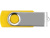 Флеш-карта USB 2.0 32 ГБ Квебек, желтый , размер 32ГБ