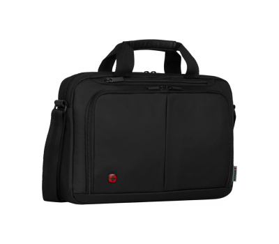 Портфель для ноутбука 14'' WENGER, черный, нейлон / ПВХ, 39 x 8 x 25 см, 5 л