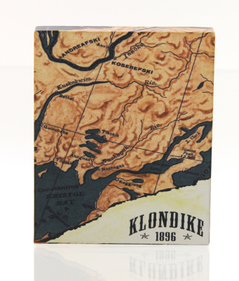 Бумажник KLONDIKE 1896 коллекция «ИСТОК | MAIN», натуральная кожа в темно-коричневом цвете, 9,5 х 12 см