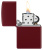 Зажигалка ZIPPO классическая с покрытием мерло | Classic Merlot, латунь/сталь, бордовая, глянцевая, 38x13x57 мм Зажигалка ZIPPO классическая с покрытием мерло | Classic Merlot, латунь/сталь, бордовая, глянцевая, 38x13x57 мм