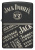 Зажигалка ZIPPO Jack Daniel's с покрытием Black Matte, латунь/сталь, разноцветная, 38x13x57 мм