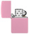 Зажигалка ZIPPO классическая с розовым матовым покрытием | Classic Pink Matte, латунь/сталь, розовая, матовая, 38x13x57 мм