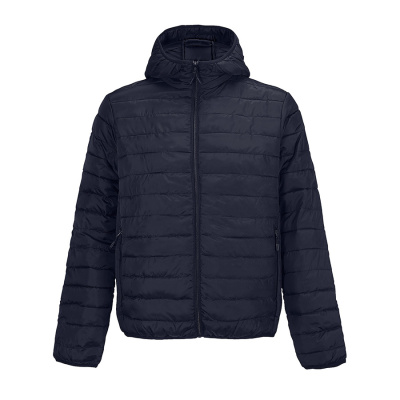 Куртка мужская "STREAM HOODED", тёмно-синий, 2XL, таффета 280 Т, 100% полиэстер