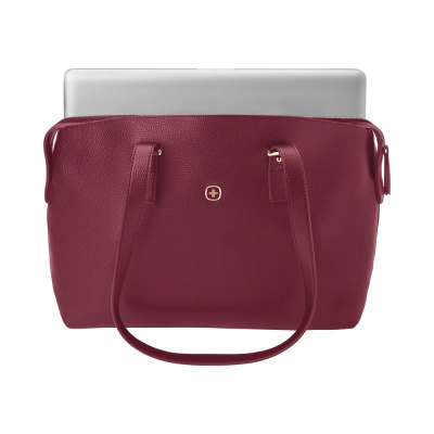 Сумка женская WENGER RosaElli с карманом для ноутбука 14", красная, полиэстер, 37 x29x19 см