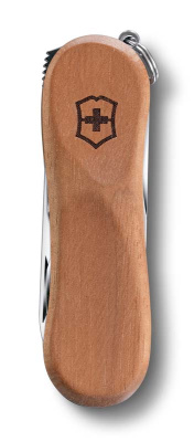 Нож-брелок VICTORINOX NailClip Wood 580, 65 мм, 6 функций, деревянная рукоять