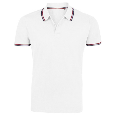 Поло "Prestige men", белый_3XL, 100% х/б, 200 г/м2