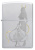Зажигалка ZIPPO Devilish Ace с покрытием Satin Chrome, латунь/сталь, серебристая, 38x13x57 мм Зажигалка ZIPPO Devilish Ace с покрытием Satin Chrome, латунь/сталь, серебристая, 38x13x57 мм