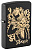 Зажигалка ZIPPO Джокер с черным матовым покрытием | Joker Black Matte, латунь/сталь, черная, 38x13x57 мм