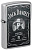 Зажигалка ZIPPO Джек Дэниэлс с покрытием поцарапанный хром | Jack Daniels® Street Chrome, латунь/сталь, серебристая, 38x13x57 мм