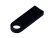 USB 2.0-флешка на 64 Гб с мини чипом и круглым отверстием, черный , размер 64ГБ