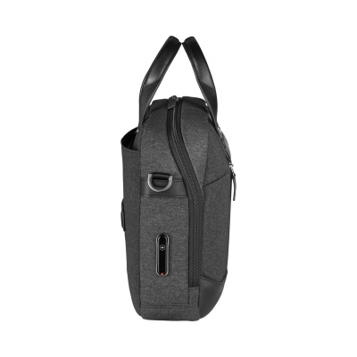 Портфель VICTORINOX Architecture Urban2 Briefcase 15'', серый, полиэстер/кожа, 42x13x31 см, 16 л