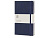 Записная книжка Moleskine Classic (в линейку) в твердой обложке, Pocket (9x14см), синий , размер A6