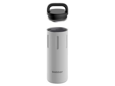 Вакуумный термос бытовой с керамическим покрытием, тм bobber, 770 мл. Артикул Bottle-770 Sand Grey (серый) , размер 770 мл