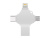USB-флешка на 128 Гб 4 в 1 поворотный механизм, c дополнительными разъемами MicroUSB, TypeC и Lightning, серебристый , размер 128ГБ