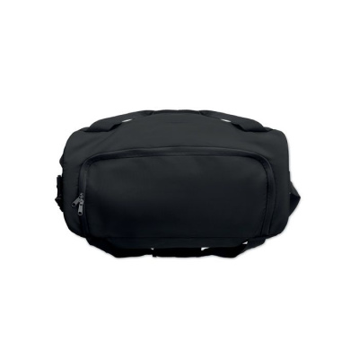 Спортивная сумка 600D из RPET черный