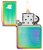 Зажигалка ZIPPO Dot Matrix с покрытием Multi Color, латунь/сталь, разноцветная, глянцевая, 38x13x57 мм