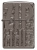 Зажигалка ZIPPO Reverse Carve с покрытием Black Ice®, латунь/сталь, чёрная, глянцевая, 38x13x57 мм Зажигалка ZIPPO Reverse Carve с покрытием Black Ice®, латунь/сталь, чёрная, глянцевая, 38x13x57 мм