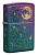 Зажигалка ZIPPO Звездное небо с зелено-фиолетовым покрытием | Starry Sky Iridescent, латунь/сталь, фиолетовая, матовая, 38x13x57 мм