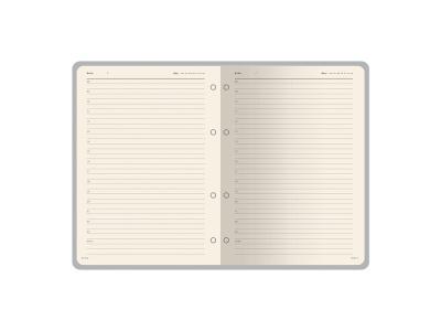 Ежедневник недатированный В5 Toscana, темно-синий