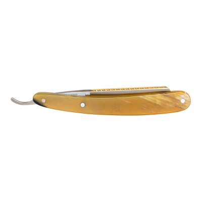 Бритва опасная Dovo, ручка - африканский коровий рог, 5/8", 1/1