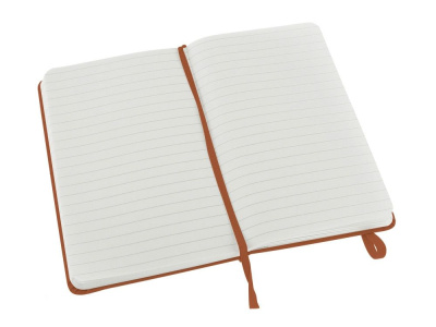 Записная книжка Moleskine Classic (в линейку) в твердой обложке, Pocket (9x14см), оранжевый коралл , размер A6