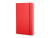 Записная книжка Moleskine Classic (нелинованный) в твердой обложке, Large (13х21см), красный , размер A5