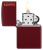Зажигалка ZIPPO Логотип с покрытием мерло | Logo Merlot, латунь/сталь, бордовая, глянцевая, 38x13x57 мм Зажигалка ZIPPO Логотип с покрытием мерло | Logo Merlot, латунь/сталь, бордовая, глянцевая, 38x13x57 мм