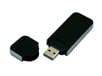 USB-флешка на 16 Гб в стиле I-phone, прямоугольнй формы, черный , размер 16ГБ