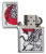 Зажигалка ZIPPO Азиатский тигр с покрытием матовый хром | Asian Tiger Brushed Chrome, латунь/сталь, серебристая, 38x13x57 мм