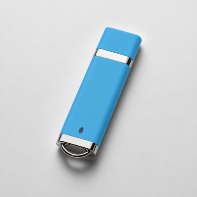 Флеш-карта USB 2.0 16 Gb Орландо, голубой , размер 16ГБ