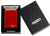Зажигалка ZIPPO Classic с покрытием Metallic Red, латунь/сталь, красная, матовая, 38x13x57 мм Зажигалка ZIPPO Classic с покрытием Metallic Red, латунь/сталь, красная, матовая, 38x13x57 мм