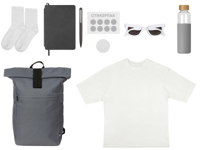 Welcome pack Welcome Aboard!, серый , размер XS-S