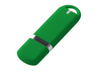 USB-флешка на 32 ГБ с покрытием soft-touch, зеленый , размер 32ГБ