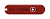 Передняя накладка для ножей VICTORINOX 58 мм, пластиковая, полупрозрачная красная