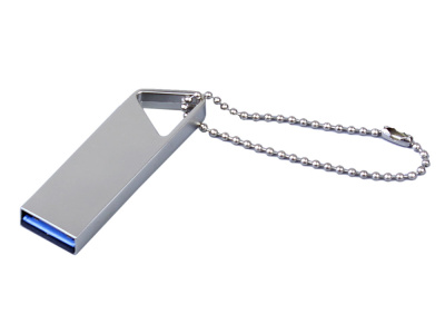 USB 2.0-флешка на 32 Гб с мини чипом, компактный дизайн, отверстие треугольной формы для цепочки , размер 32ГБ